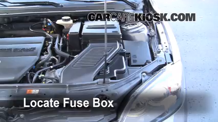 Replace a Fuse: 2004-2009 Mazda 3 - 2008 Mazda 3 S 2.3L 4 ... mazda b2600 fuse box diagram 